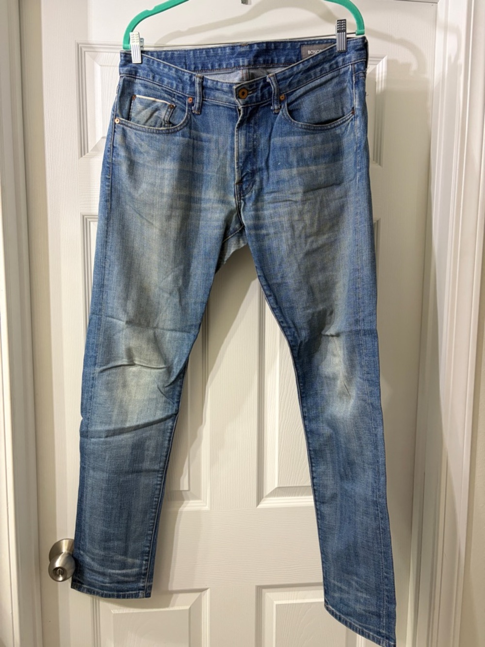 Bonobos Light Blue Washed Relaxed Jeans